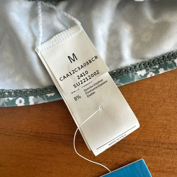 CUPSHE Dark Green Floral Bikini - Picture 6 of 9